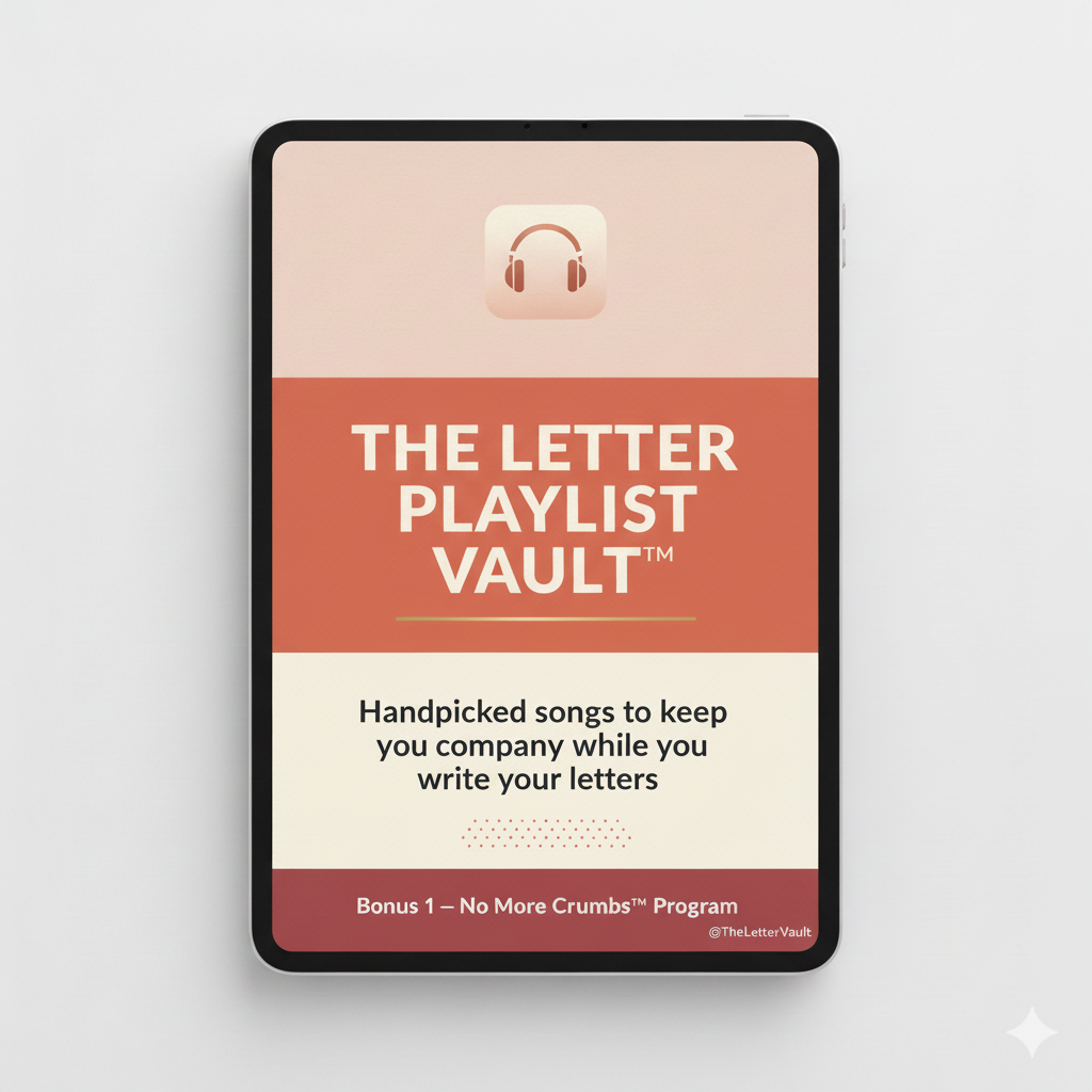 Bonus 1 - Letter Playlist Vault